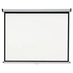 Nobo Wall Projection Screen for DLP LCD 4:3 Format Black-bordered W2400xH1813mm Ref 1902394