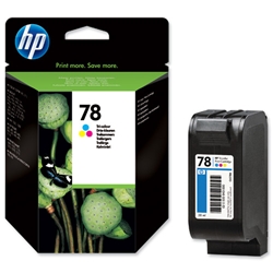 Hewlett Packard (HP) No. 78XL Inkjet Cartridge High Capacity 38ml Tri-colour Ref C6578A