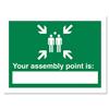 Stewart Superior Your Assembly Point Is Sign Write-on - NS035