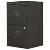 Trexus Filing Cabinet Steel Lockable 2-Drawer SoHo W413xD400xH672mm Black Trexus Filing Cabinet Steel Lockable 2-Drawer SoHo W413xD400xH672mm Black