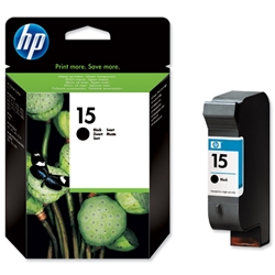 Hewlett Packard (HP) No. 15 Inkjet Cartridge 25ml Black Ref C6615DE