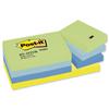 Post-it Note - Cool Neon Rainbow - 38x51mm - 12 pads - 653MT