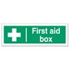 Stewart Superior First-Aid Box Self Adhesive Sign - SP058PVC