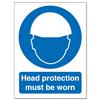 Stewart Superior Head Protection Must Be Worn Sign - M005SAV