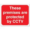 Stewart Superior Outdoor Premises Protected By CCTV Sign - FB044