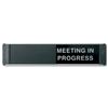Sliding Sign Vacant and Meeting In Progress Self Adhesive 255x52mm