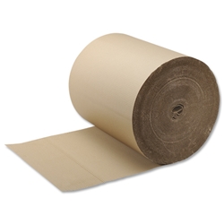Ambassador Corrugated Paper 100 percent Recycled Single-faced Roll 900mmx75m Ref SFCP-0900