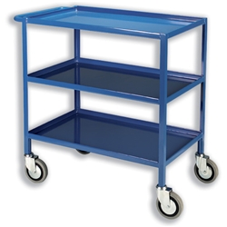 Ease-E-Load Tray Trolley 3 Tier Blue Ref TT03 - Item image