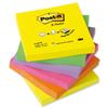 Post-it Z-Note - Neon Rainbow - 76x76mm - 6 pads Ref R330NR