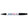 Artline 750 Indelible Laundry Marker Bullet Tip Fine 0.7mm Black Ref A750 [Pack 12]