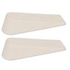 Door Wedge Rubber White [Pack 2]