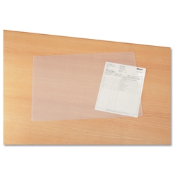 Durable Duraglas Desk Mat Transparent Anti-glare W530xD400mm Ref 7112/19