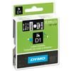 Dymo Tape 12mm Black & White - 45021/S0720610