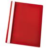 Esselte Report Flat File Lightweight Plastic Clear [Pack 25] - 56283