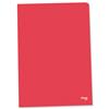 Esselte Copy-safe Folder Plastic Cut Flush A4 Red Ref 60833 [Pack 25]