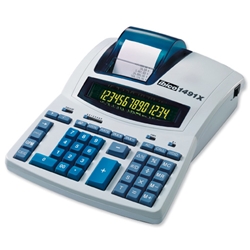 Ibico Calculator Printing 1491X Thermal 14 Digit 2 Colour Display 10 Lines per Second Ref IB410123