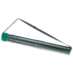 Linex Drawing Tube Telescopic with Locking Caps and Carry Strap Large Diam.75mm L700-1240mm Ref LXMDT124