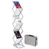 Literature Display Leaflet Holder Folding Concertina Floor Stand