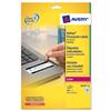 Avery NoPeel Labels Laser Tamper-proof Durable 40 per Sheet 45.7x25.4m