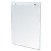Deflecto Wall Sign Holder Pre-drilled Portrait A5 Clear Ref 47101
