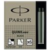 Parker Quink Mini Cartridge Ink Refills Black [Pack 6] - S0767220