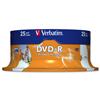 Verbatim DVD-R Recordable Disk Write-once Inkjet Printable Spindle 16x