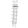 Wall Literature Holder Wire 7 Pockets Chrome