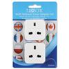 Eurosonic Travel Adaptor Set Multinational UK USA Europe Australia Ref ES0060 Eurosonic Travel Adaptor Set Multinational UK USA Europe Australia Ref ES0060