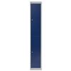 Bisley Locker 2-Door W305xD457xH1802mm Goose Grey/Blue - CLK182-7339