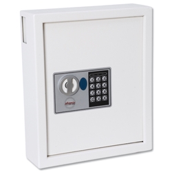 Phoenix 0032 Key Safe Electronic with Fixings Keyrings and Tags 48 Key 9kg W300xD100xH365mm Ref KS0032E