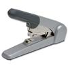 Leitz 5552 Flat Clinch Stapler Spring-loaded with Window 25/10 Capacity 60 Sheets Silver Ref 55520084