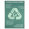 SSeco 3Rs Environmental Poster for Awareness PVC W420xH595mm - ENV07