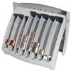 Helix Coin Counter Case Adjustable 8 Compartments Capacity 200 Pounds in Coinage Ref CC9020