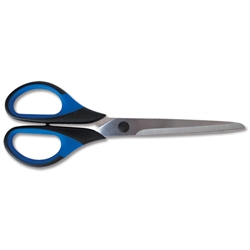 SureSafe Scissors with Rubber-cushioned Comfort Grip 180mm Ref JZ04