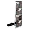 Deflecto Literature Display Mesh Portable Floor Stand 8 x A4 Pockets W