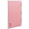 Concord Subject Dividers 160gsm 15-Part A4 Assorted - 71599/J15