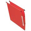 Esselte Orgarex Lateral File Kraft 220gsm V-base 15mm Capacity W330mm Red Ref 21635 [Pack 25]