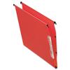 Esselte Orgarex Lateral File Kraft 220gsm Square-base 30mm Capacity W330mm Red Ref 21643 [Pack 25]