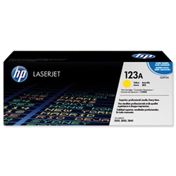 Hewlett Packard (HP) Laser Toner Cartridge Page Life 2000pp Yellow [for LaserJet 2550] Ref Q3972A