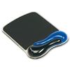 Kensington Duo Mouse Mat Pad with Wrist Rest Gel Wave Blue and Smoke Ref 62401 Kensington Duo Mouse Mat Pad with Wrist Rest Gel Wave Blue and Smoke Ref 62401
