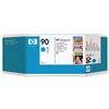 Hewlett Packard (HP) No. 90 Dye Ink Cartridge 400ml Cyan Ref C5061A