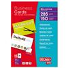 DECAdry MicroLine Business Cards 285gsm Bright White Ref OCB3261-3 [150 Cards]