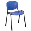 Trexus Stacking Chair Polypropene with Seat W460xD390xH430mm Blue