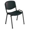 Trexus Polypropylene Stacking Chair Black - 746248