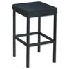 Trexus High Stool with Foot Bar Upholstered Seat W410xD410xH700mm