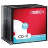 Imation CD-R Recordable Disk Write-once Cased 52x [Pack 10] - i23262