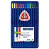 Staedtler Ergosoft Coloured Pencils ABS Anti-break System Assorted Ref 157 SB12 [Pack 12]