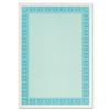 DECAdry Premium Certificates Watermarked 115gsm A4 Turquoise Blue Ref OSD4052 [Pack 25]