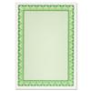 DECAdry Premium Certificates Watermarked 115gsm A4 Emerald Green Ref OSD4054 [Pack 25]