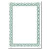 Computer Craft Certificate Papers with Foil Seals 90gsm A4 Green Wave Ref CCC2020 [Pack 30]